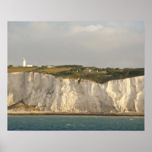 Poster Reino Unido, Dover. Os famosos penhascos brancos