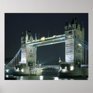Poster Reino Unido, Inglaterra, Londres, Tower Bridge.