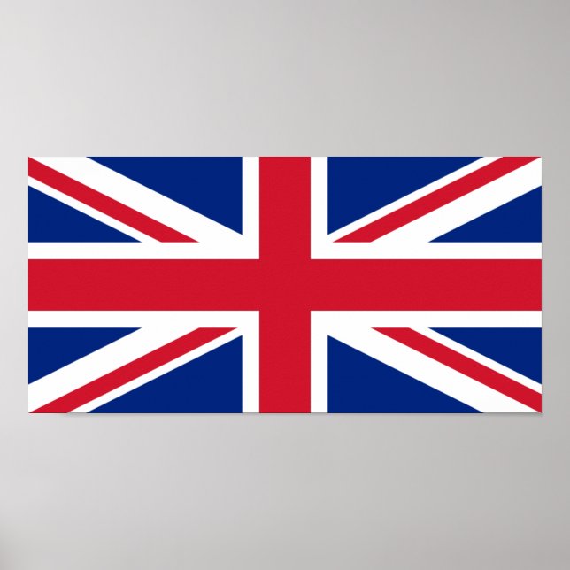 Póster Reino Unido Union Jack (Frente)