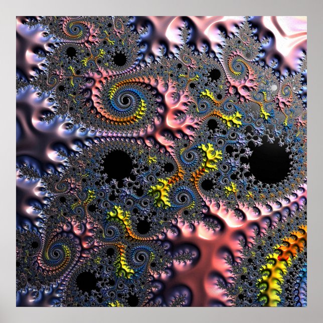 Poster Reinos Espirais Infinitos (Frente)