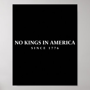 Poster Reis da América no dia 4 de Julho desde 1776