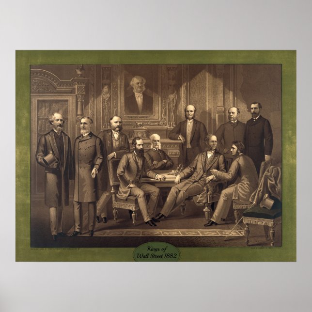 Poster Reis de Wall Street 1882 (Frente)