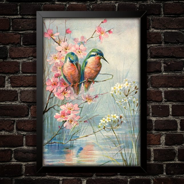 Poster Reis e Blossoms Vintage 1907 (Criador carregado)