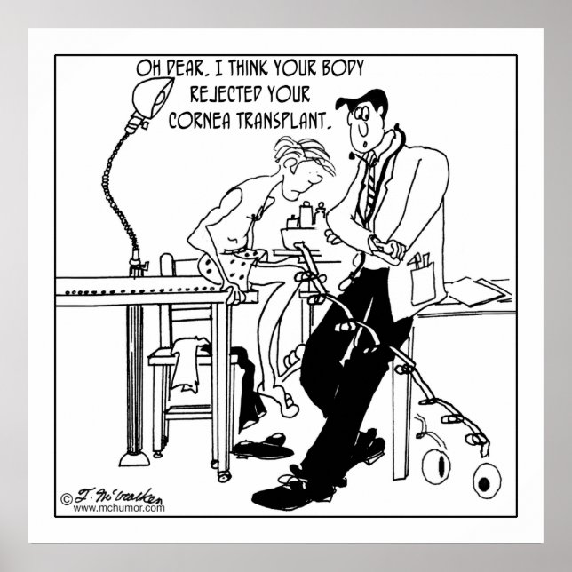 Poster Rejeição do transplante de córnea (Frente)