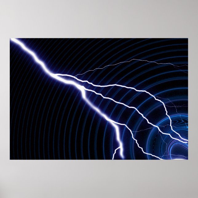 Poster Relâmpago Azul (Frente)