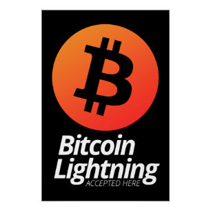 Póster Relâmpago Bitamect Aceito Aqui