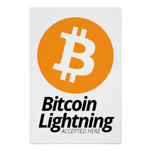 Póster Relâmpago Bitamect Aceito Aqui