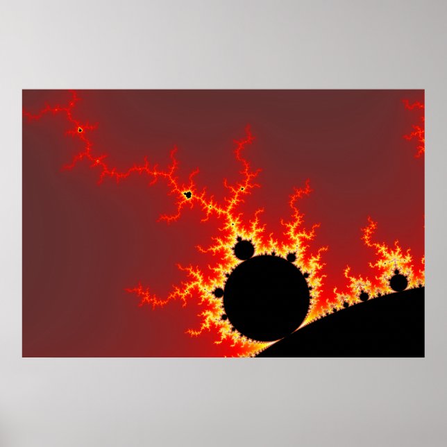 Póster Relâmpago de incêndio (Frente)