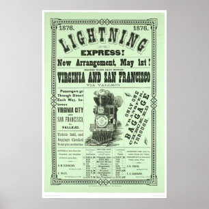 Póster Relâmpago expresso! (1831A)