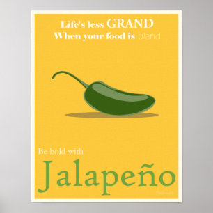 Poster relativo à promoção do Jalapeno - 11x14