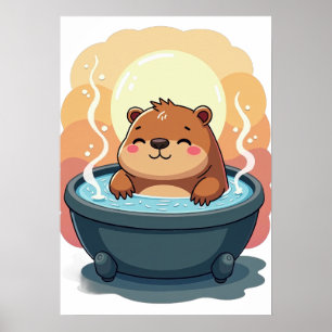 Poster Relaxamento em Banheira de Hidromassagem de Capiva
