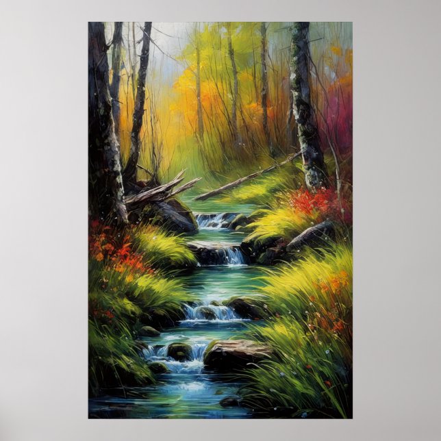 Poster Relaxando Sons da Floresta (Frente)