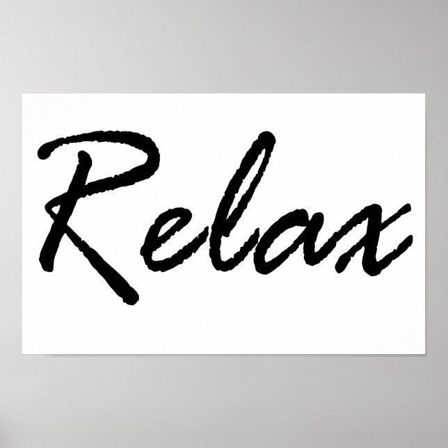 Poster Relaxe (Frente)
