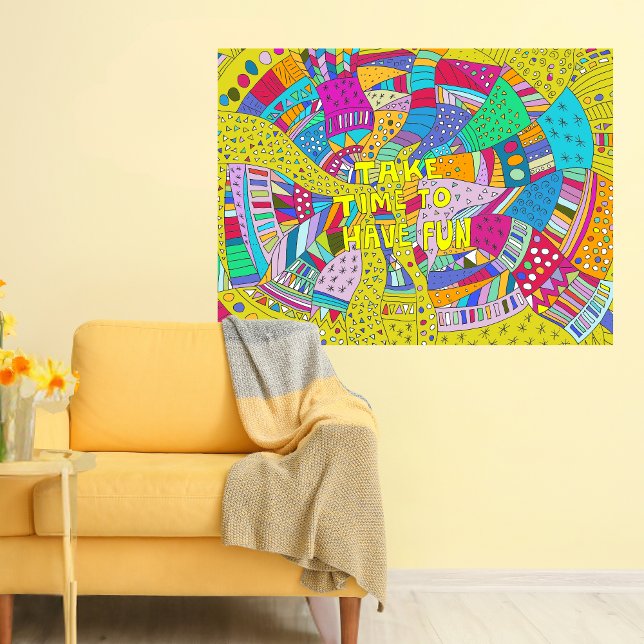 Poster Relaxe divirta-se Chill Out Sayings (Criador carregado)