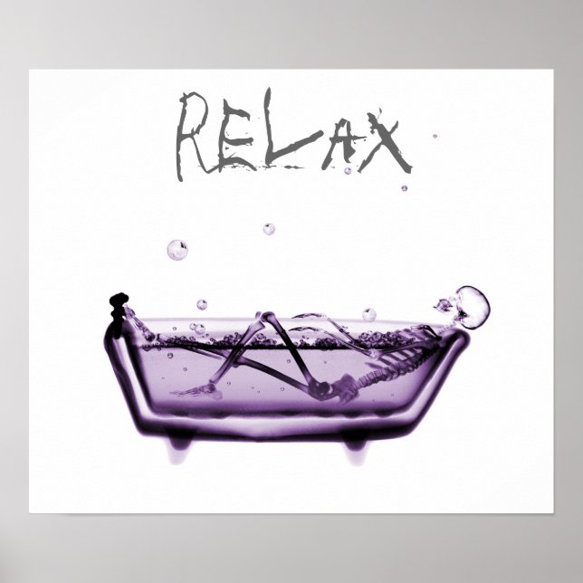 Poster - Relaxe Roxo Roxo X - Tempo de Banho (Frente)