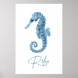 Poster Relaxe Seacavalo Bathroom