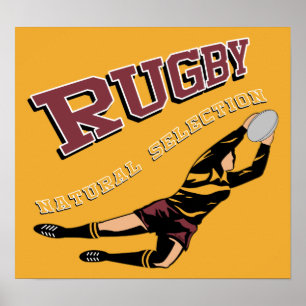 Póster Relé do rugby #2 das mulheres