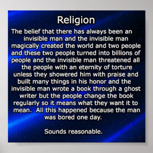 Póster religião explicada
