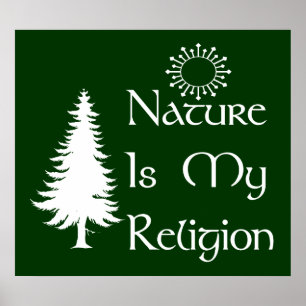 Póster Religião natural