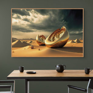 Poster Relíquias de Outro Mundo – Escultura Surreal do De