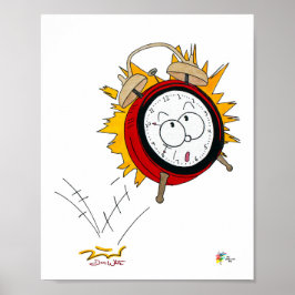 Poster Relógio Alarmante Arte 1040 Contador