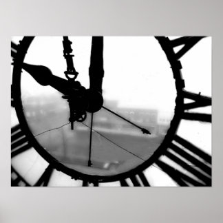 Póster Relógio Antigo