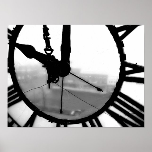 Póster Relógio Antigo (Frente)