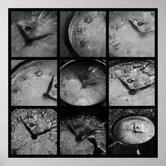 Póster Relógio Congelado
