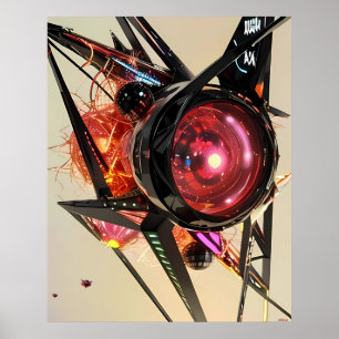 Poster Relógio de Drone