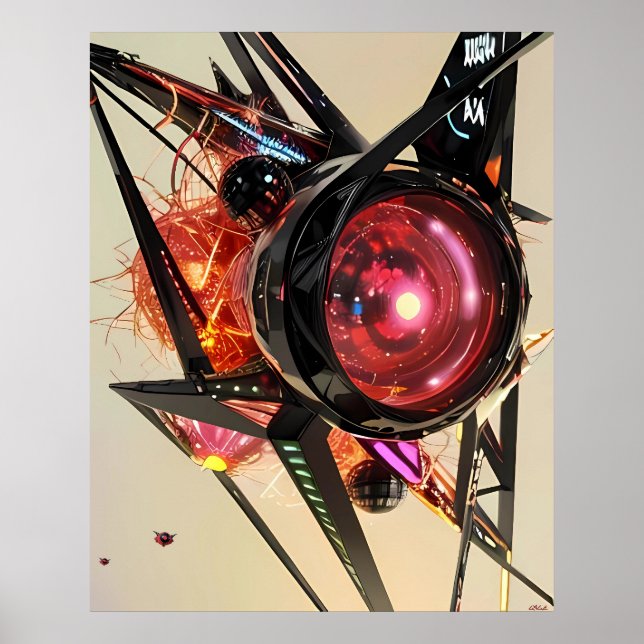 Poster Relógio de Drone (Frente)