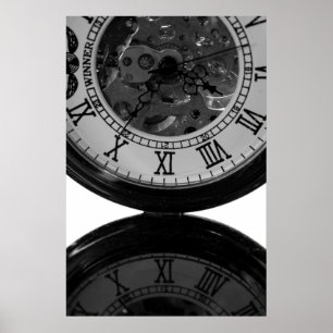 Poster Relógio de esqueleto