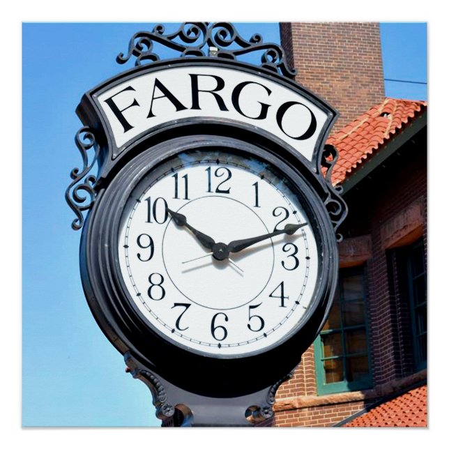 Póster Relógio Fargo (Frente)