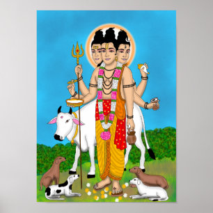Poster Relógio Senhor Dattatreya