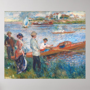 Poster Remadores em Chatou - Auguste Renoir Cartaz de Art