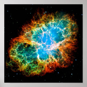 Póster Remanescente de Supernova da Nebulosa do Caranguej