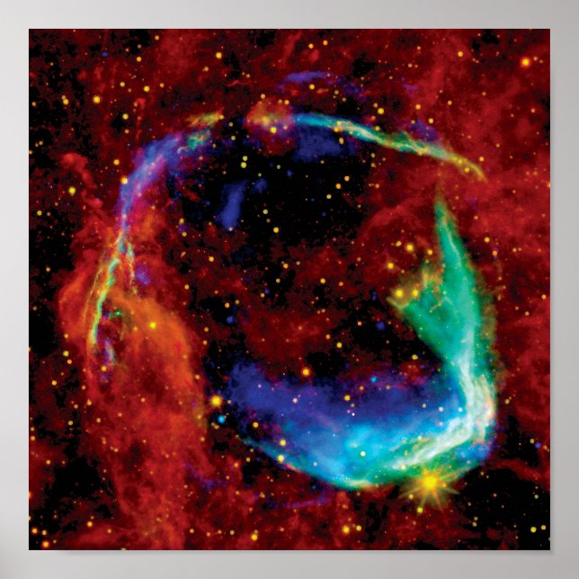 Póster Remanescente de Supernova RCW 86 - Foto do Espaço  (Frente)