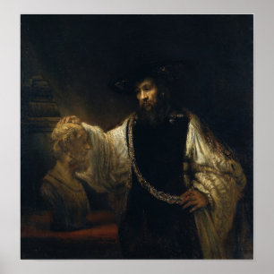 Poster Rembrandt - Aristóteles Com Foco De Homero