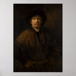 Poster Rembrandt - Autorretrato Grande