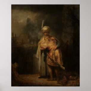 Poster Rembrandt - David e Jonathan