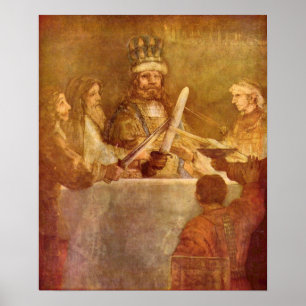 Póster Rembrandt - detalhe bátavo da conspiração