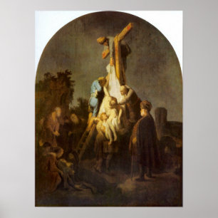 Poster Rembrandt Harmenszoon camionete Rijn -