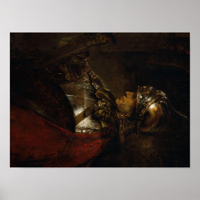Póster Rembrandt Man in Armor (Frente)