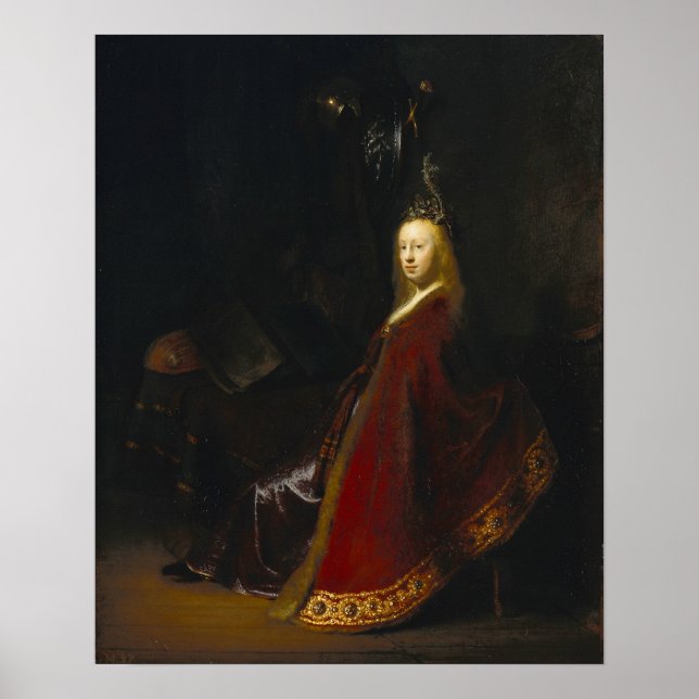 Poster Rembrandt Minerva (Frente)