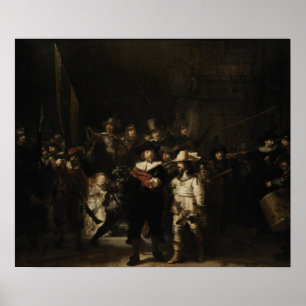 Poster Rembrandt - Night Watch