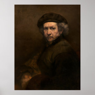 Poster Rembrandt Portrait, Mestre Artista Holandês