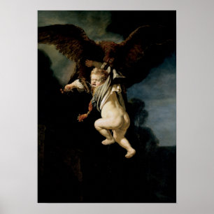 Poster Rembrandt - Rapto De Ganymede