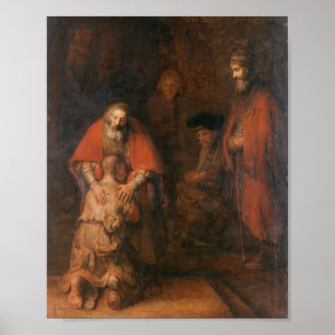 Poster Rembrandt - retorno do filho Prodigal