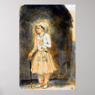 Poster Rembrandt - Retrato De Jahangir 1656