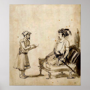 Poster Rembrandt - Um Noblema Mughal (Príncipe Daniyal)