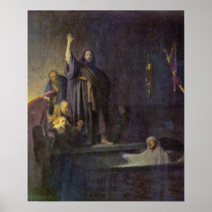 Poster Rembrandt van Rijn - A criação de Lazarus